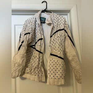 Vintage Windbreaker in Cream and White